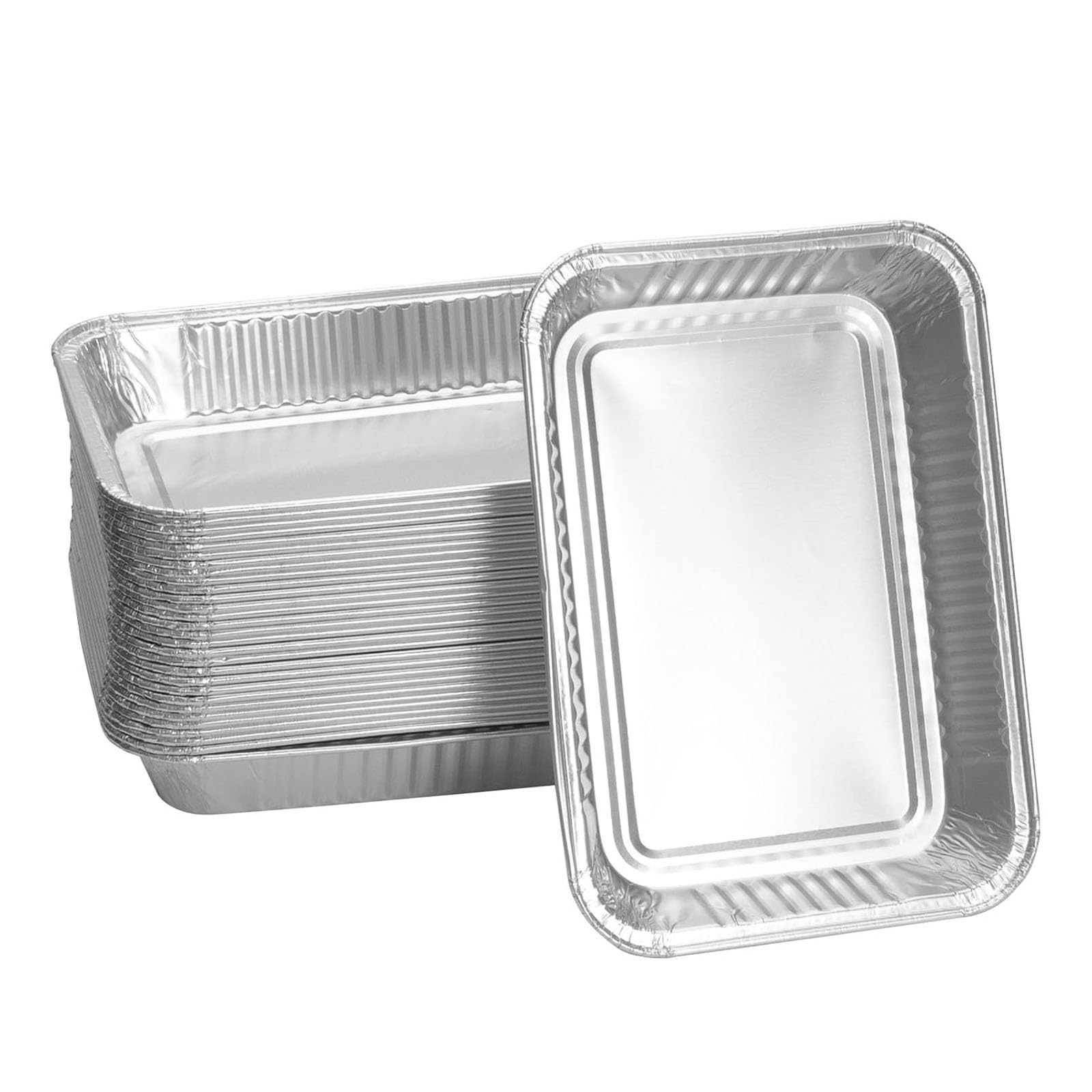 Lot de 20 barquettes en aluminium pour barbecue à gaz Ninja Woodfire OG850EU OG901EU OG701EU