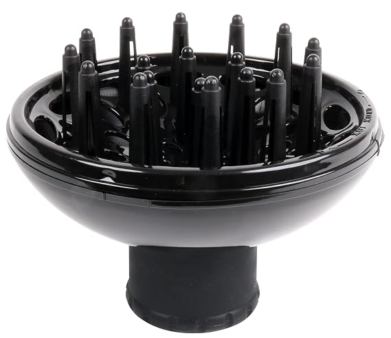 Aria Beauty Blow Dryer Diffuser - Attachment for Curly and Wavy Hair Types - Durable High-Temperature Resistant Plastic - Fits Most Blow Dryers - 1 pc