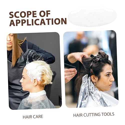 Miniatura 4 de 50 piezas de visera de ducha para corte de cabello, protector facial transparente para salón de belleza, cubierta de ojos cómoda para maquillaje y