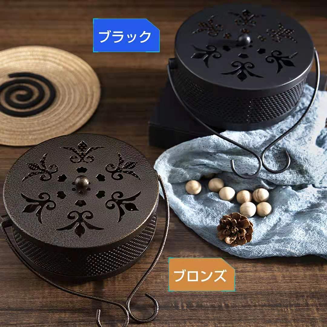 Amazon.co.jp: 蚊取り線香ホルダー おしゃれ 掃除ブラシと亀香立付属