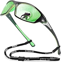 Vista 16 de Gafas de sol polarizadas para hombre, ciclismo, conducir, pesca, 100% protección UV