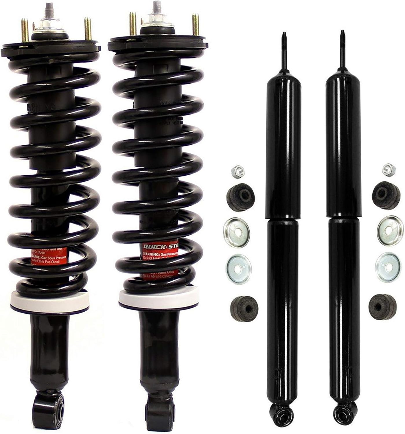 Monroe Front Strut Coil Springs & Rear Shock Absorbers Kit For Toyota Tundra 4WD