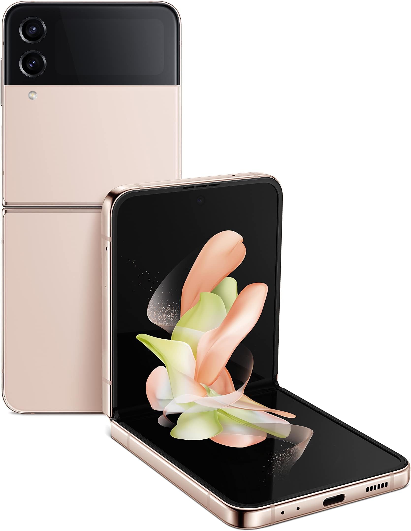 Samsung Galaxy Z Flip 4 5G, US Version, 128GB, Pink Gold - AT&T (Renewed)