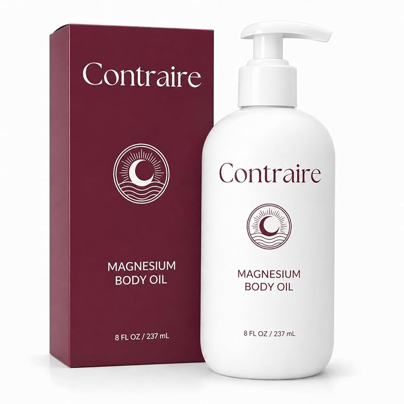 Contraire Óleo corporal com cloreto de magnésio, lavanda, bergamota e cedro, 240 mL