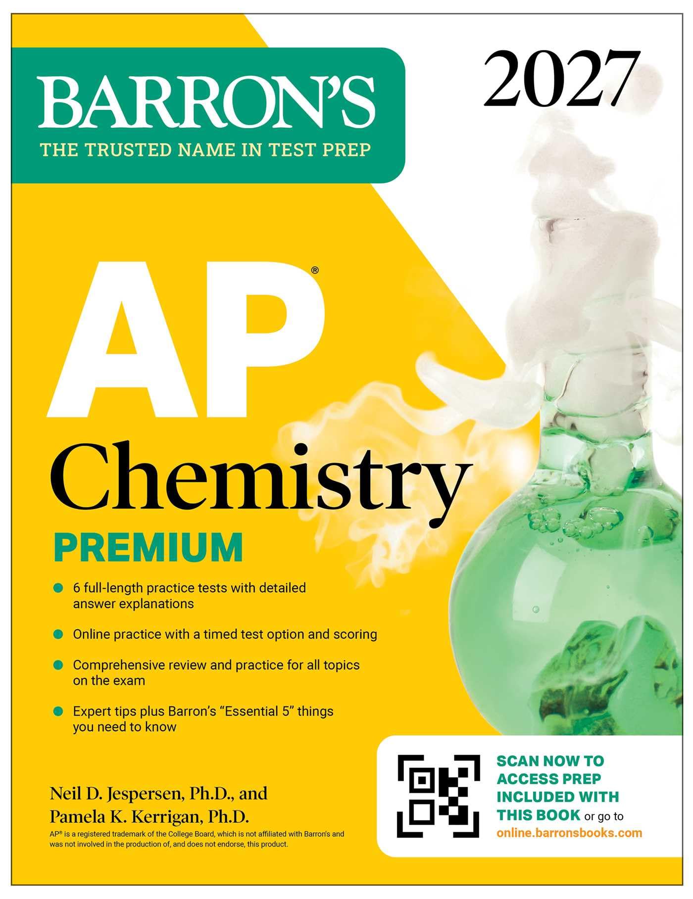 AP Chemistry Premium, 2027: Prep Book with 6 Practice Tests + Comprehensive Review + Online Practice (Barron's AP Prep)