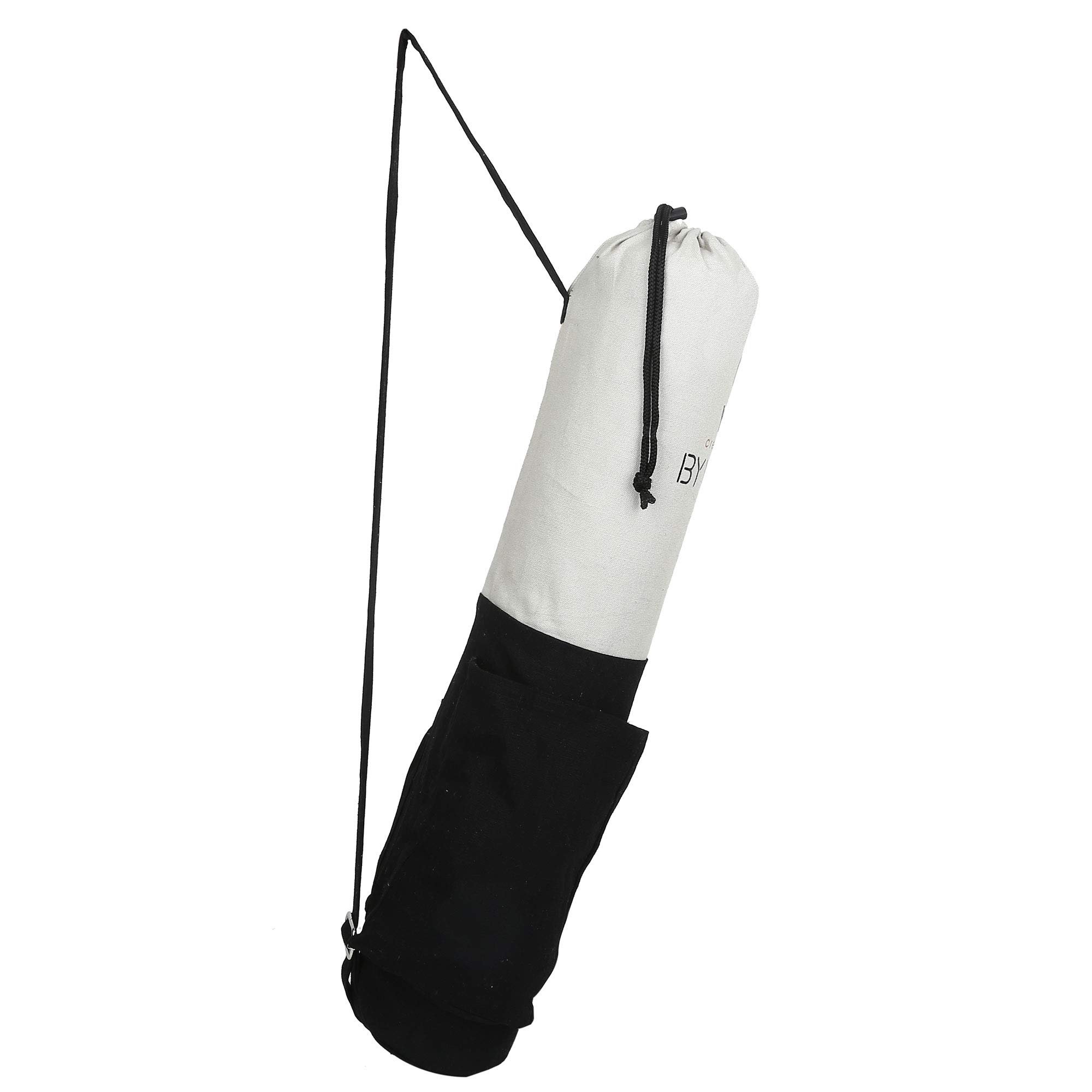 WITHit Canvas Plain Yoga Mat Bag, Black-Grey, 25 x 6 inch. (B07XB2G7VR) Amazon Price History, Amazon Price Tracker
