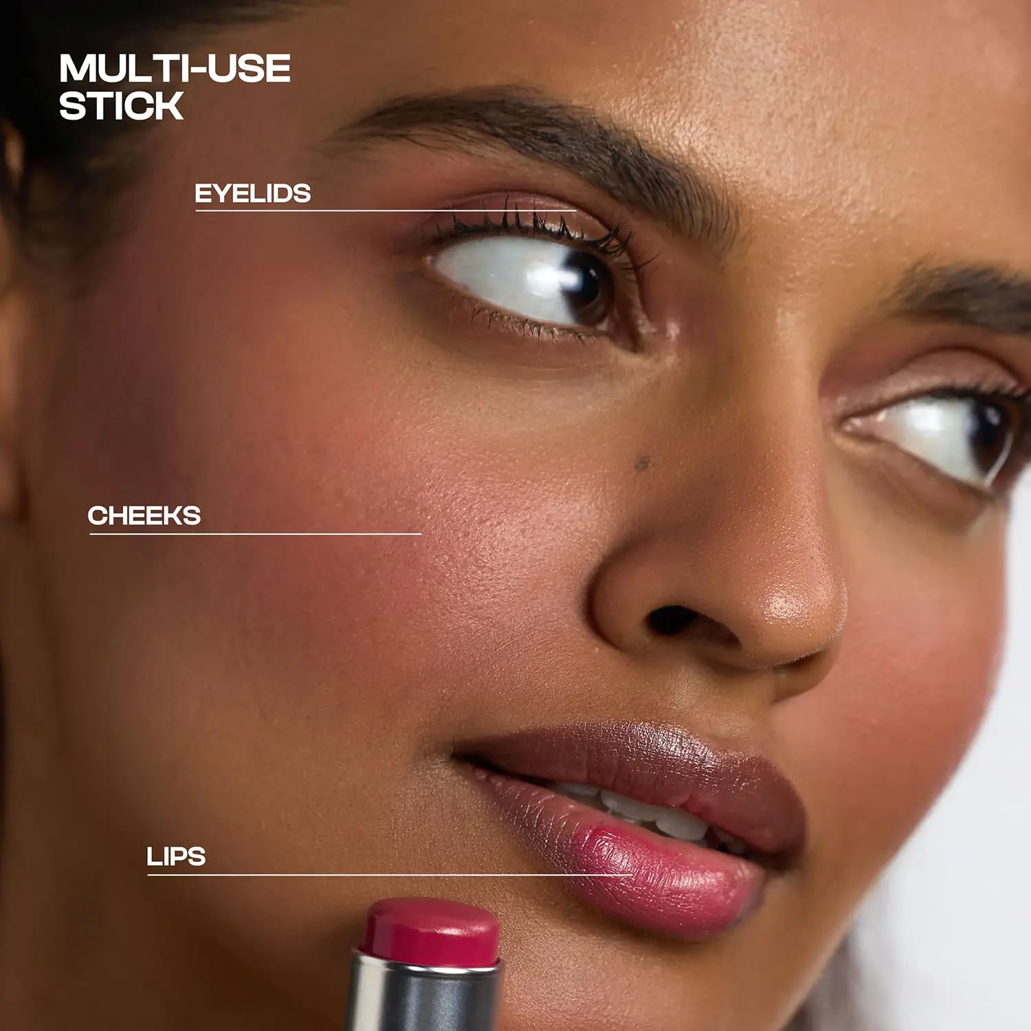 Dream Beauty Nebula Cream Blush – Helix Berry | Berry Pink 3-in-1 Tint for Cheeks, Lips & Eyes | Hand Blendable | Dewy Finish | Lightweight, Buildable Color | 7.5 gm 3
