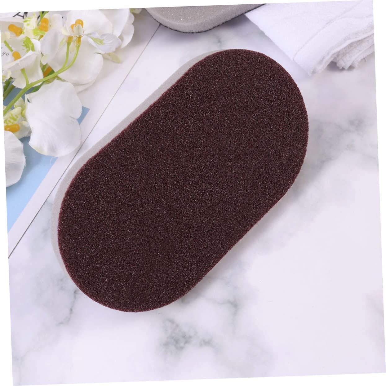 6pcs Sponge Brush with Handle for Cleaning and Decontamination Descaling Scrubber for Kitchen Bathroom and Household Use Random Color