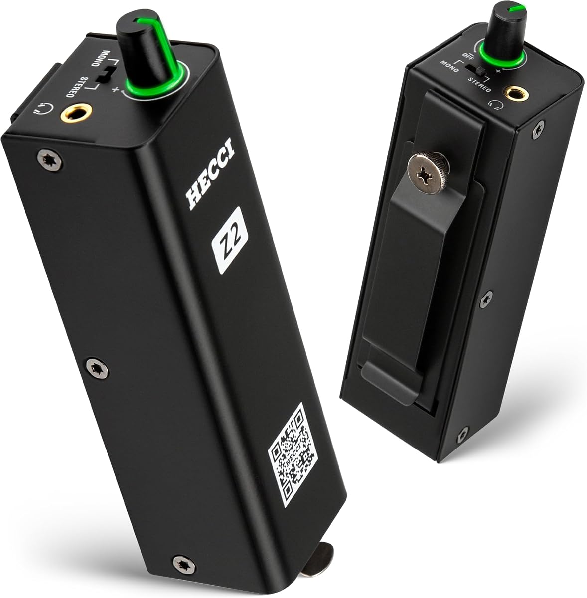 Z2 Wired Portable in Ear Monitor Amplifier, Headphone Amp with XLR and TRS Output, Headphone Amplifier with Stereo/Mono Switch for Keyboardists, Drummers, Guitar