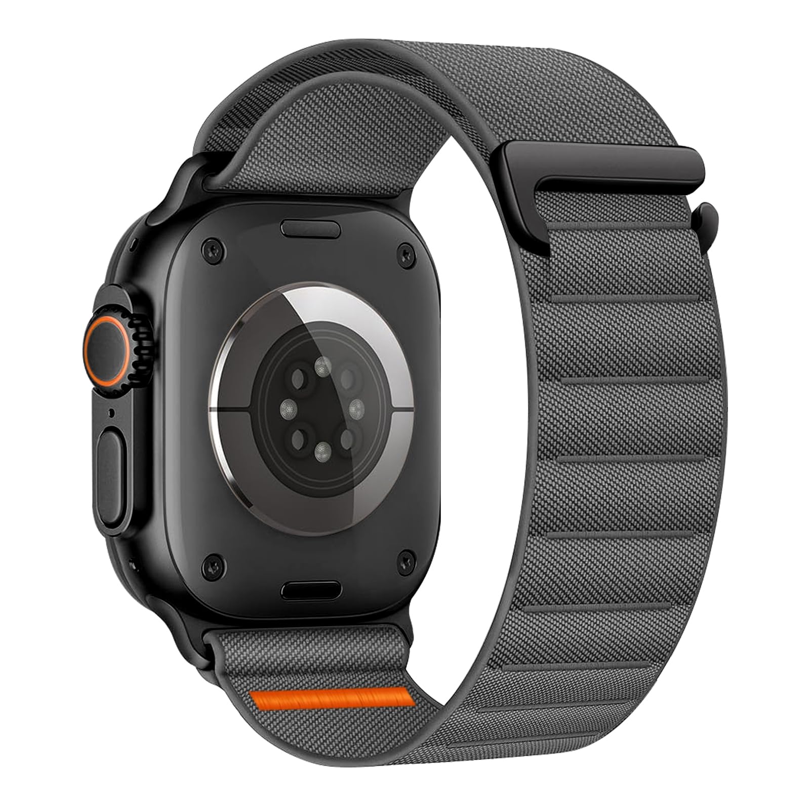 Zspoly Alpine Loop Nylon Armband Kompatibel mit Apple Watch Armband 49mm 45mm 44mm 46mm 42mm, Stoff Sport C-Haken Nylon Band für iWatch Ultra 3 2 SE Series 11 10 9 8 7 6 5 4 3 2 1