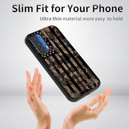 Miniatura 9 de RAUEDWDJS Funda de TPU suave para Motorola Moto Edge 2021Motorola Edge 5G UW, funda delgada para Moto Edge 2021, antiarañazos antideslizante,