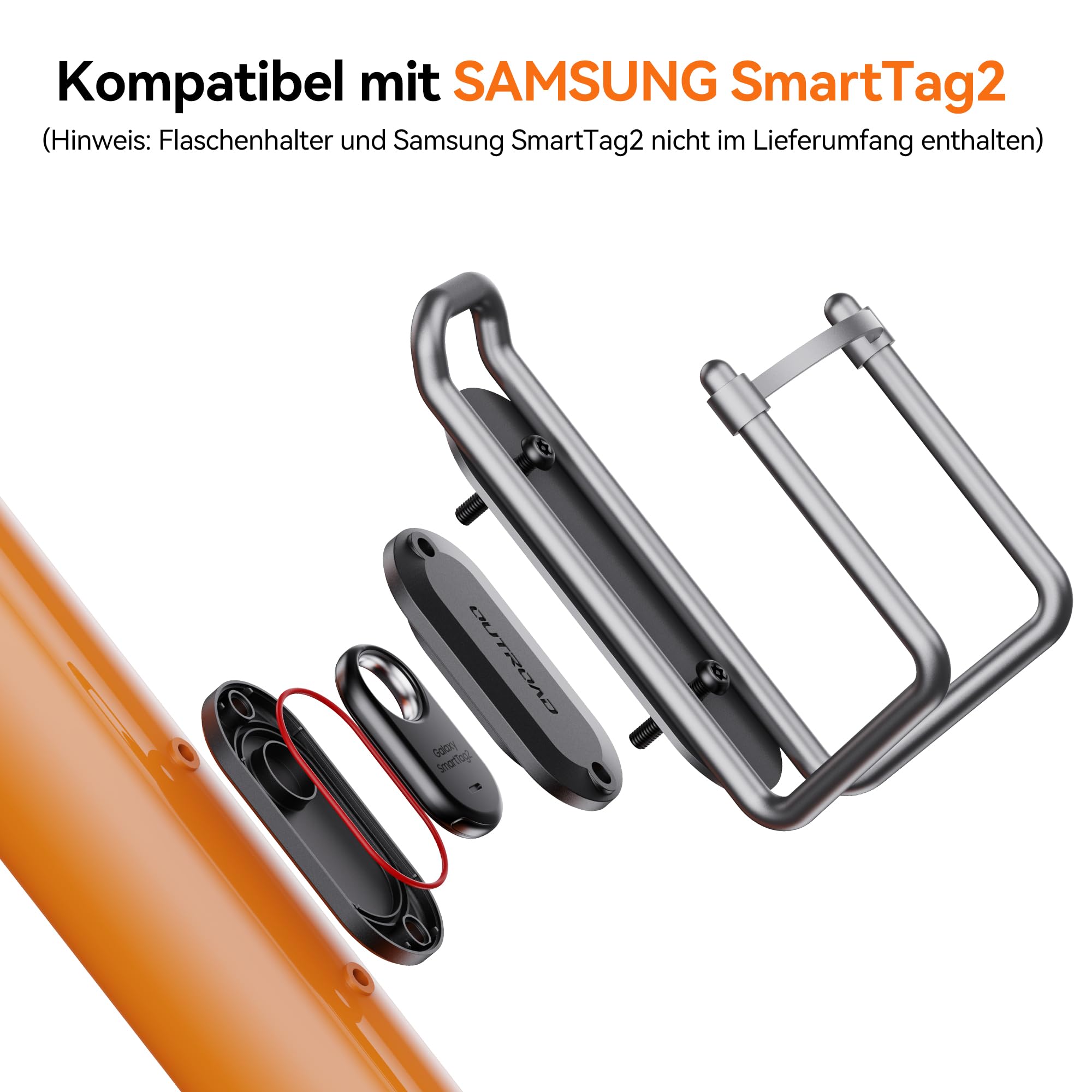 SmartTag2 Fahrradhalterung – Wasserdichte Hülle Für Samsung Galaxy SmartTag2, Versteckt Unter Flaschenhalter