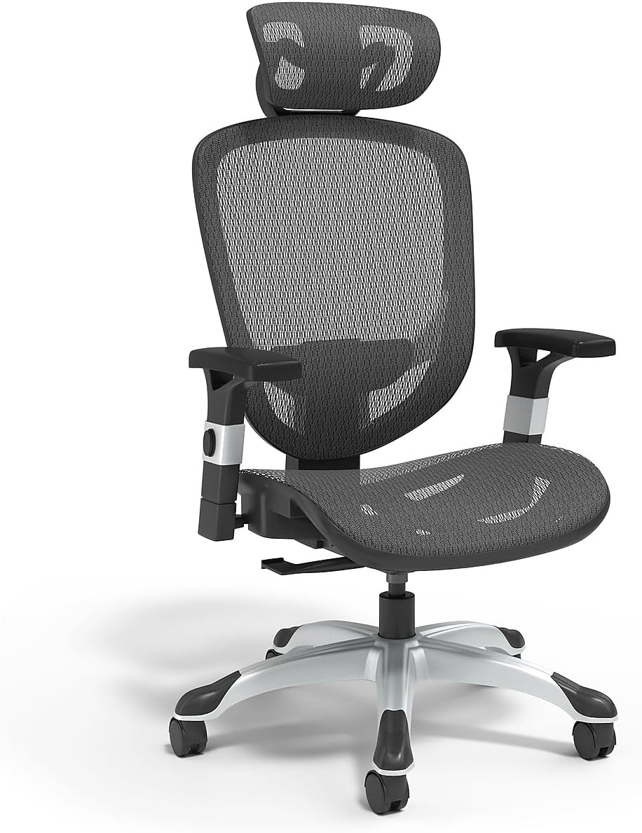 Staples Hyken Ergonomic Swivel Task Chair, Adjustable with