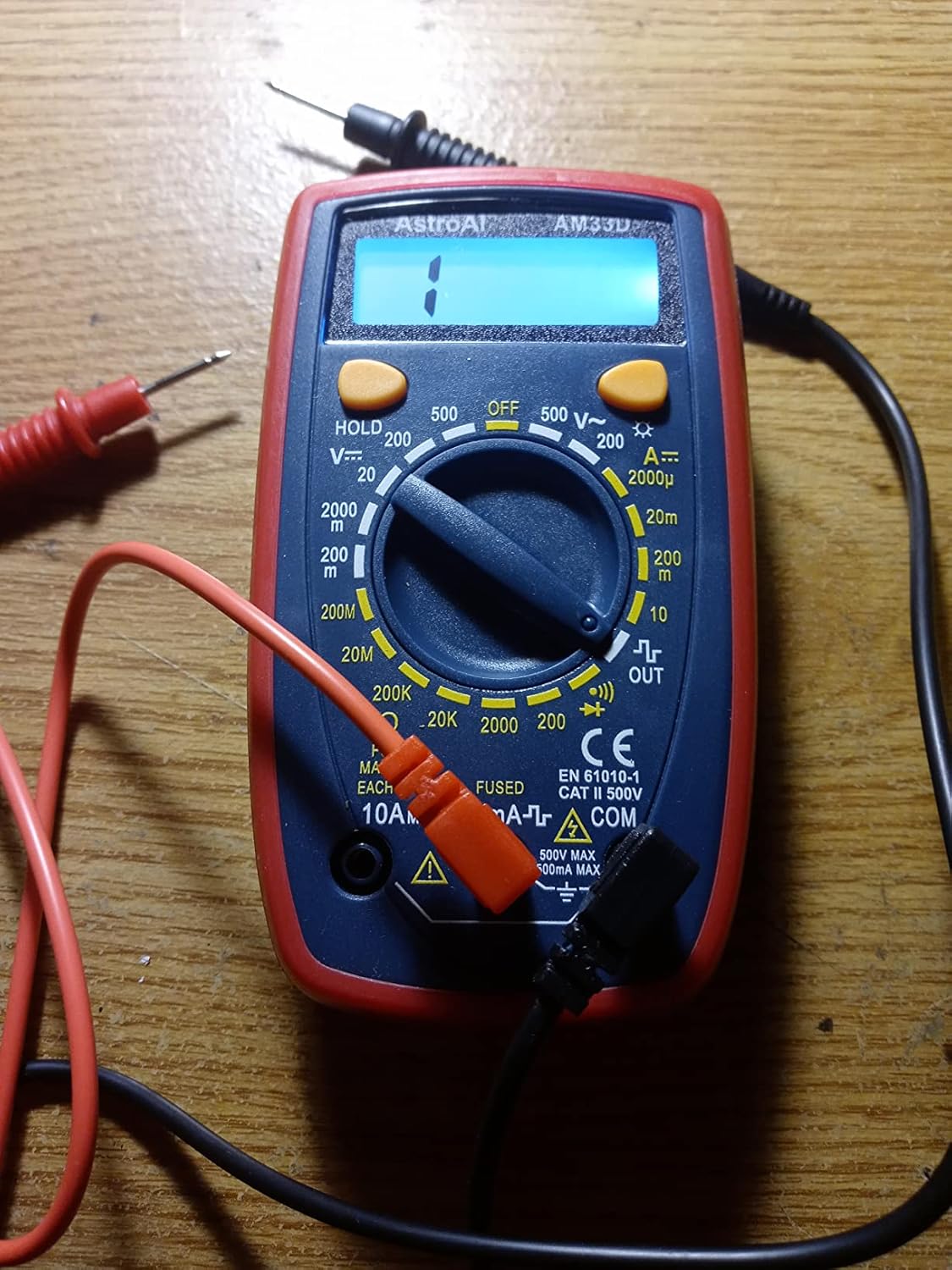 AstroAI AM33D 2000 Counts Multimeter, Digital Multimeter, Digital Multi