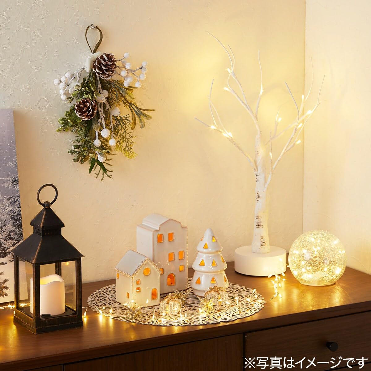 Amazon.co.jp: ニトリ(NITORI) セラミック LEDツリー CM16 n3RW