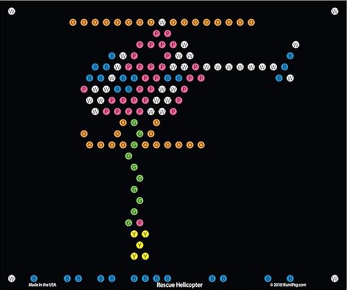 Miniatura 7 de IllumiPeg Plantillas de recarga Things That Go para Original Lite Brite pre-1994 (10 hojas, 9 x 12)