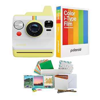 ジェノ　ポラロイド Amazon.com : Polaroid Now Generation 3 Yellow Analog Instant