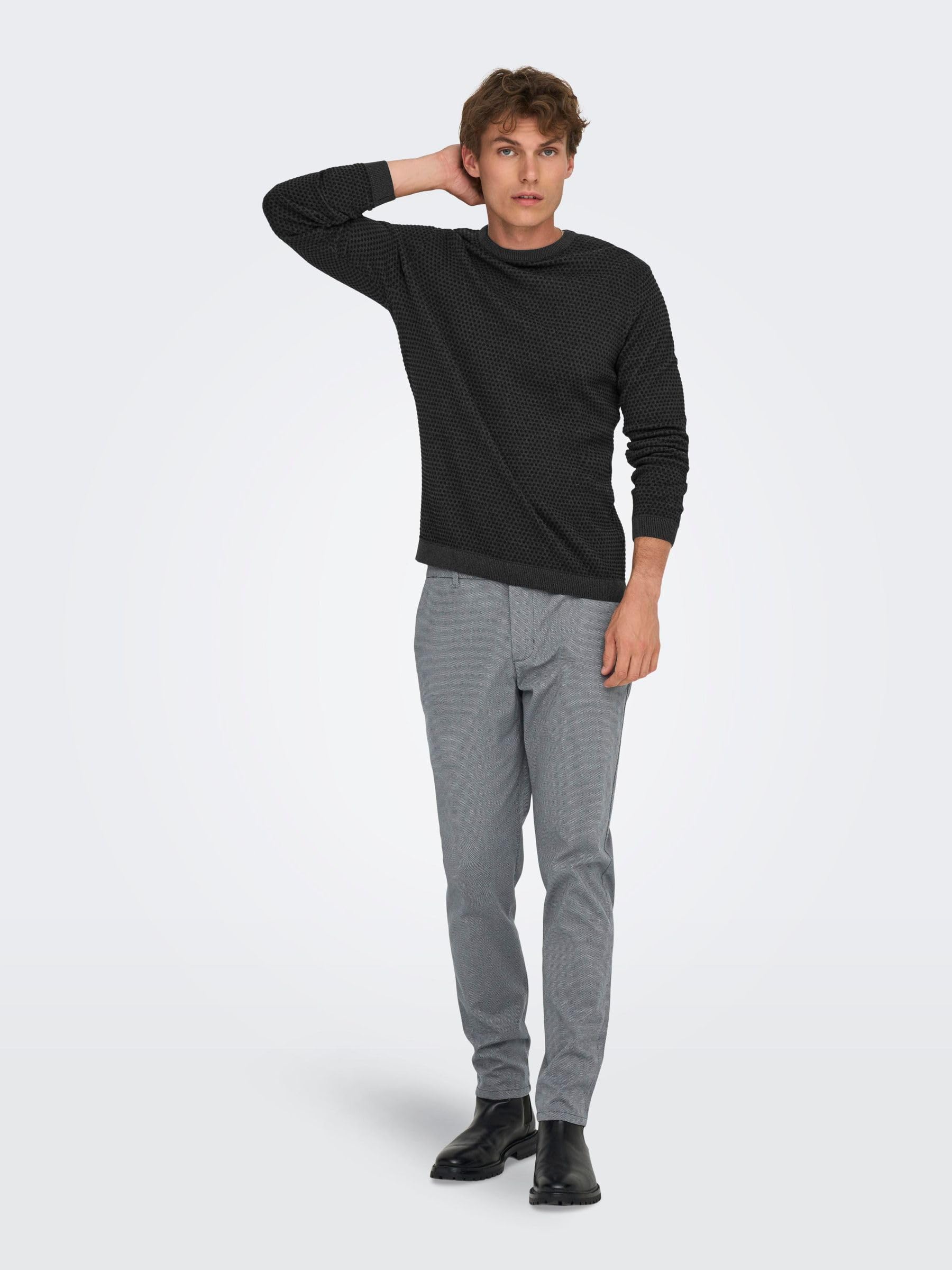 Only & Sons ONSMARK PETE Slim Dobby 0058 Pant NOOS – Bild 6