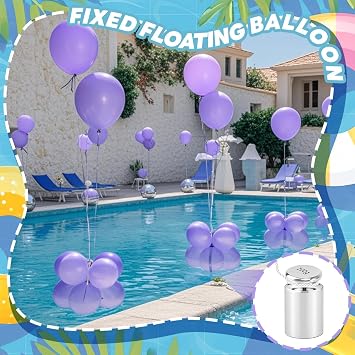 Pool Float Anchor Set,100 g 2 Pcs | Pool Weights with 16.4 Ft Rope Anchor,Small Float Anchor for Canopy Float Weight