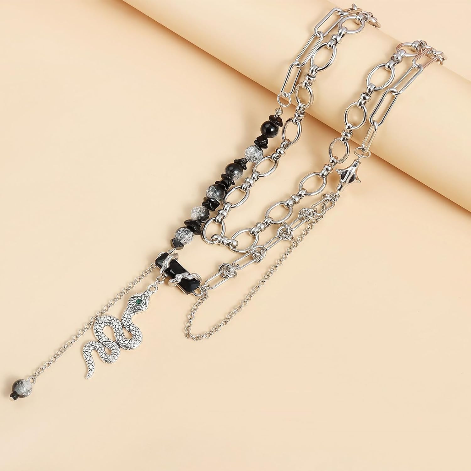 Gothic Snake Choker Necklace for Women Men Punk Snake Necklace Goth Snakes Pendant Necklaces Halloween Jewelry Gifts - Image 5