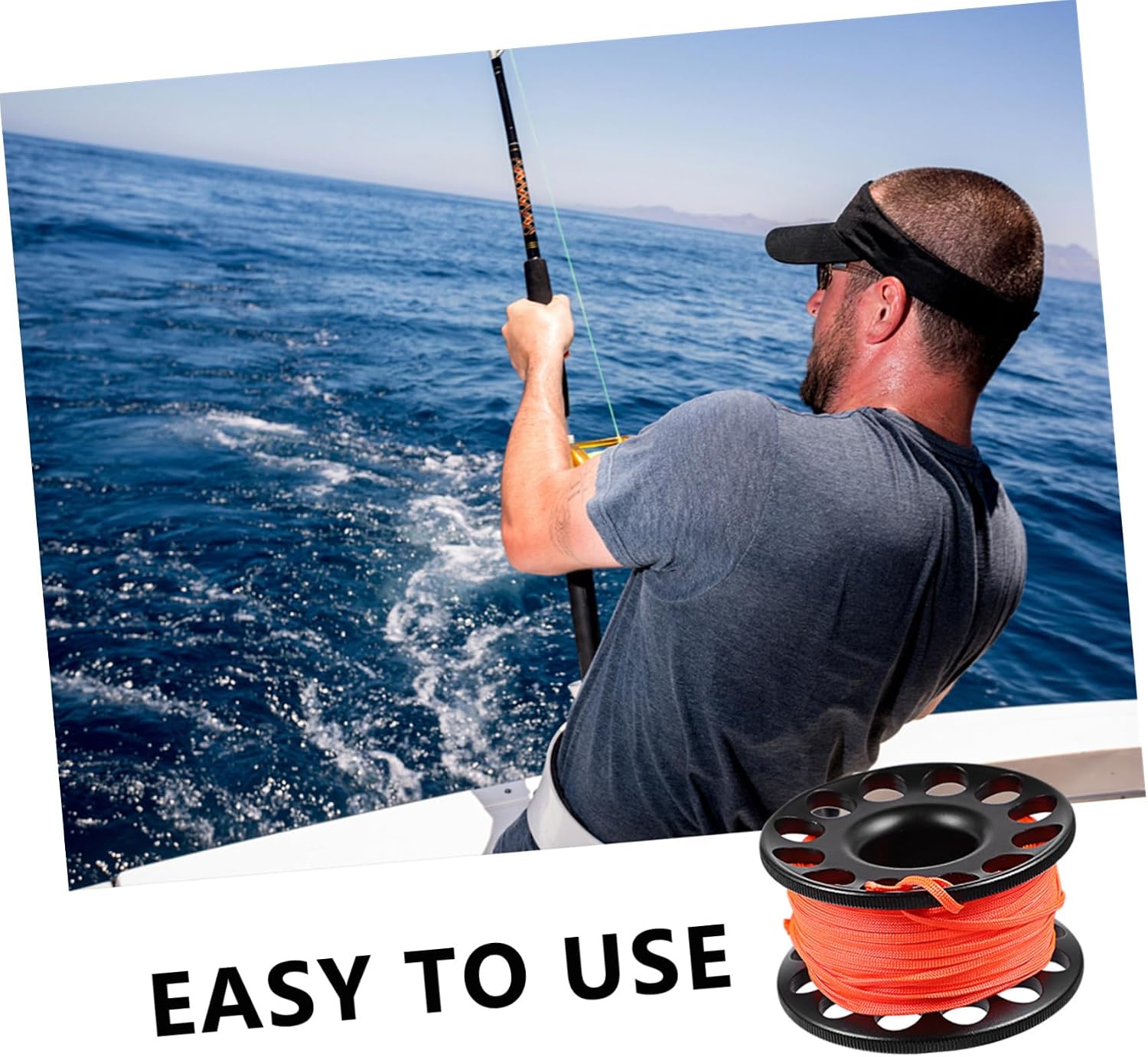 Diving Spool Nut Kit Headlamp Double Headband Goggles Spray Divers Flashlight Signal LED Fins Swivel End