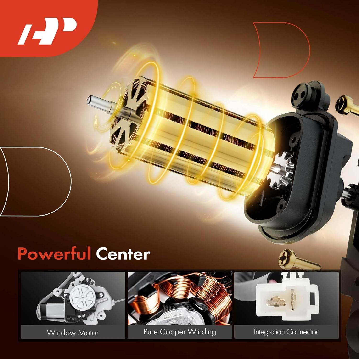 A-Premium Power Window Regulator with Motor Compatible with Mitsubishi Outlander 2003-2006 Rear Passenger Side