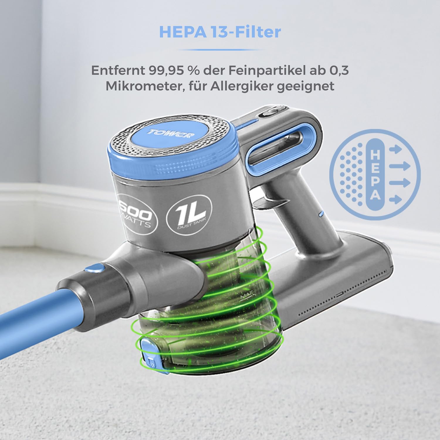 Tower T513006PETS VL20 Performance 3-in-1 stofzuiger met kabel, met HEPA- filter en borstel voor dierenharen, cycloonstofzuiger, capaciteit 1 l, 400 W, parelpaars Tower T513006PETS VL20 Performance 3-in-1 stofzuiger met kabel, met HEPA- filter en borstel voor dierenharen, cycloonstofzuiger, capaciteit 1 l, 400 W, parelpaars
