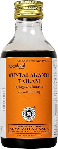 Kottakkal ayurveda Kuntalakantitailam -200 Ml, Herbal Combination For Healthy Hair, Pack Of 1