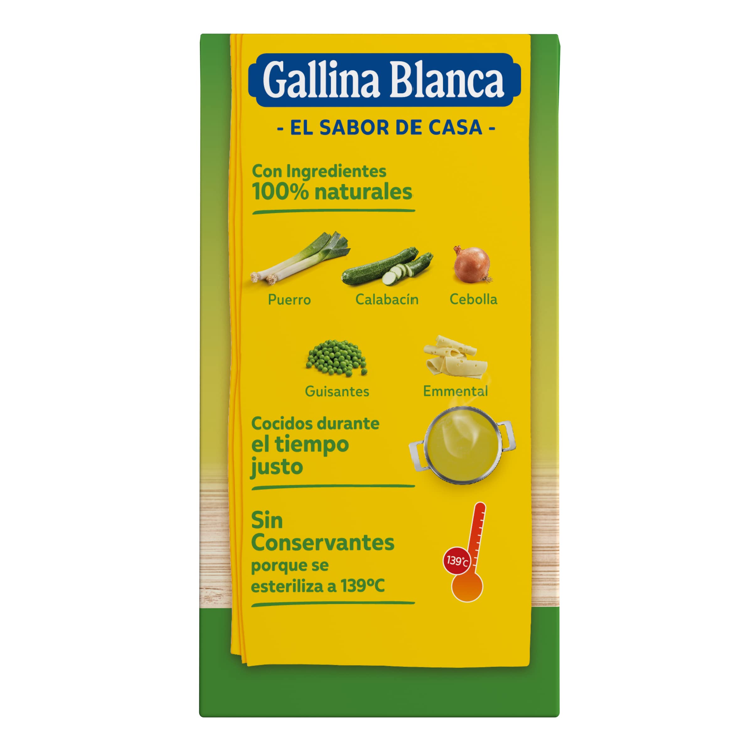 Gallina Blanca - Crema casera de verduras 500 ml - 4