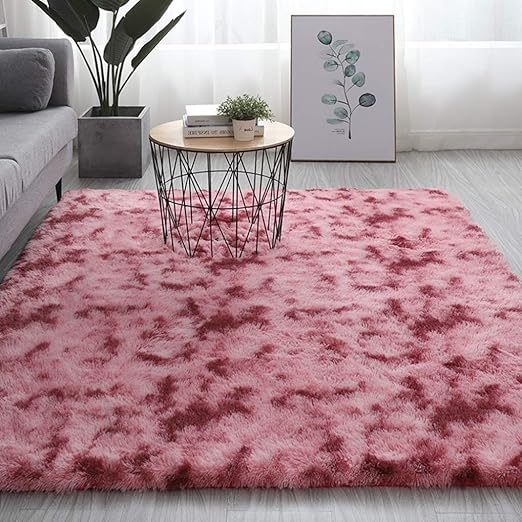 Amazon ラグ ローズレッド カーペット 北欧風 絞り染め 洗える 防滑 夏ラグ 低反発 絨毯 ラグマット おしゃれ 上質 防音 耐磨耗性 0 250 ヨガ ダンス 雰囲気 引越し ホットカーペット リビング タタミ用 寝室 ベッドの辺 玄関マット じゅうたん ラグ カーペット
