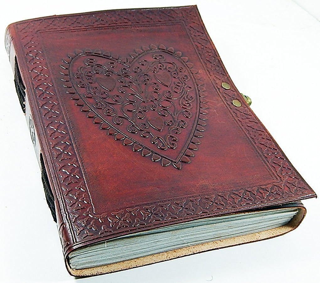 ALASKA EXPORTS Leather Journal Notebook for Men & Women - Vintage Handmade Leather Diary Journal, Brown - Style 5