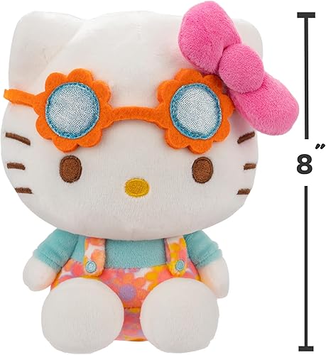 Miniatura 10 de Hello Kitty and Friends - Peluche de fresa de 8 pulgadas, producto oficial de Sanrio, juguete de peluche suave coleccionable, regalo para niños,