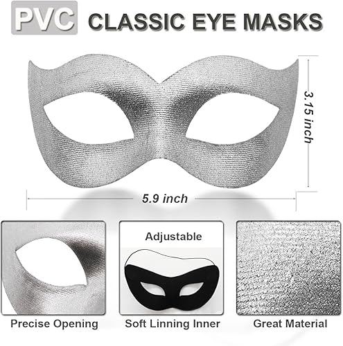 Miniatura 4 de Máscara de mascarada para hombre, veneciana, vintage, retro, para carnaval, cosplay, Mardi Gras, fiesta de máscaras, Halloween