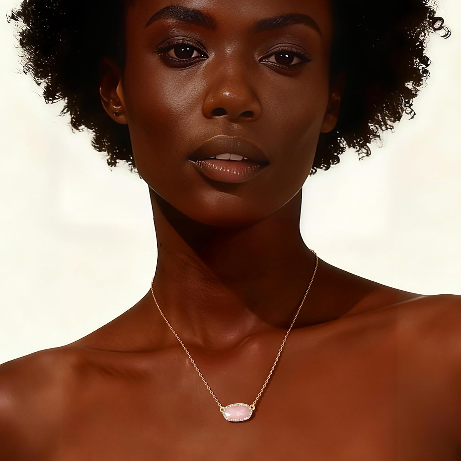 SEADAY 14K Real Gold Plated Necklace for Women,Valentines Gifts for Women,Pendant Necklace Everyday Wear,Fashion Jewelry,Tarnish-resistant & Adjustable Length Chain - Image 3