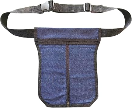 Nephrostomy Bag Holder Catheter Bag Holder on Waist 10x9" Waterproof Polyester Nephrostomy with Front Open Zipper & Leg Strap for Urine