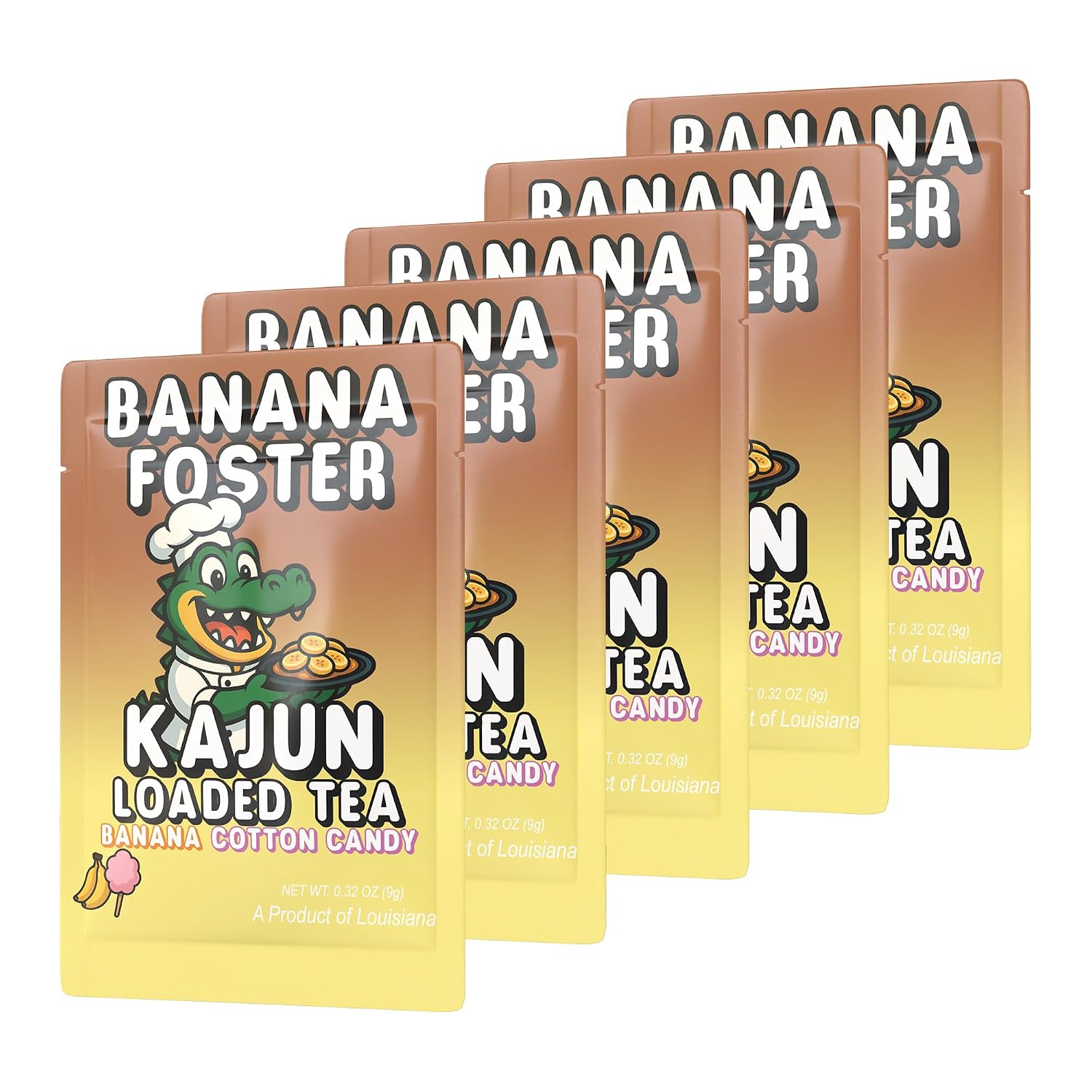  Packets – Bananas on Bourbon St | Banana & Pina Colada Flavor | Sugar Free Energy  Powder | 250mg Green  Caffeine | Zero Calories | Keto Friendly thumbnail