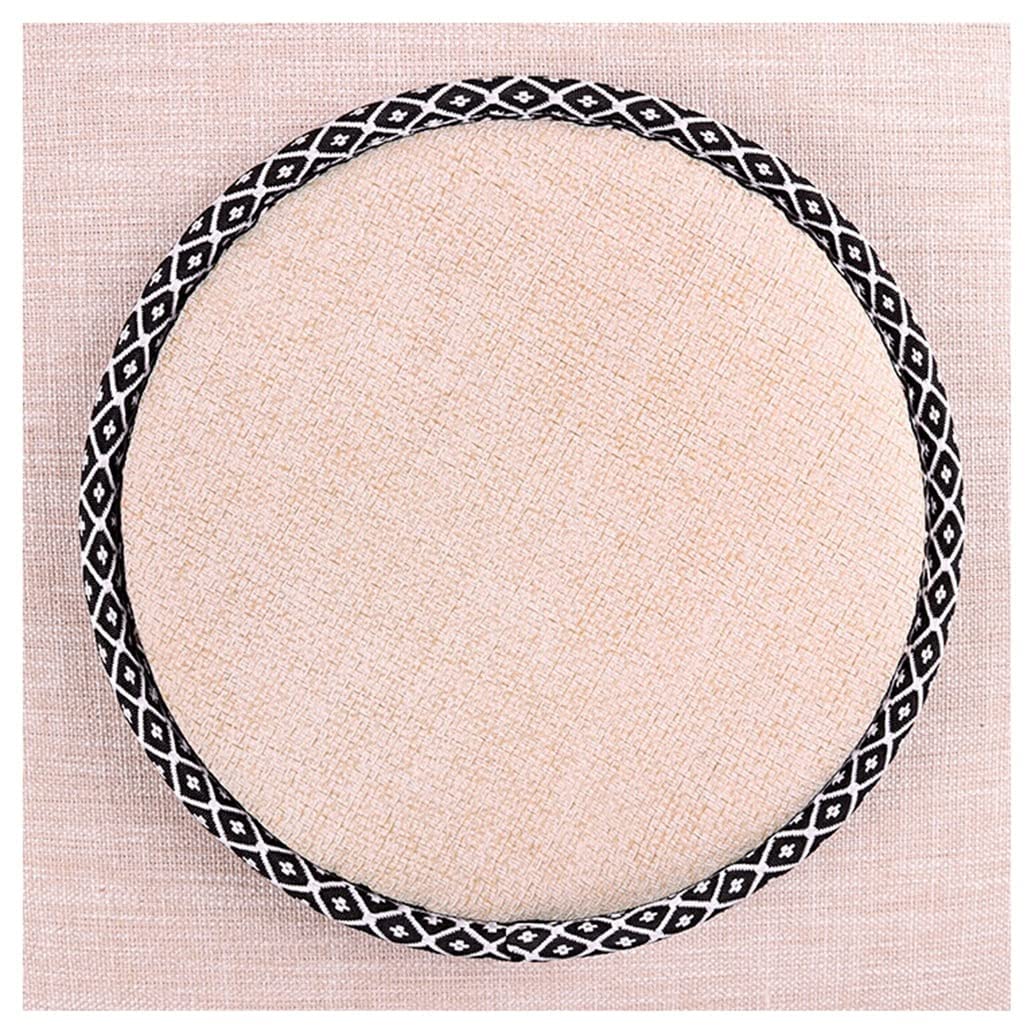 Coussin de chaise de bar rond 40x3cm avec attaches couleur 7