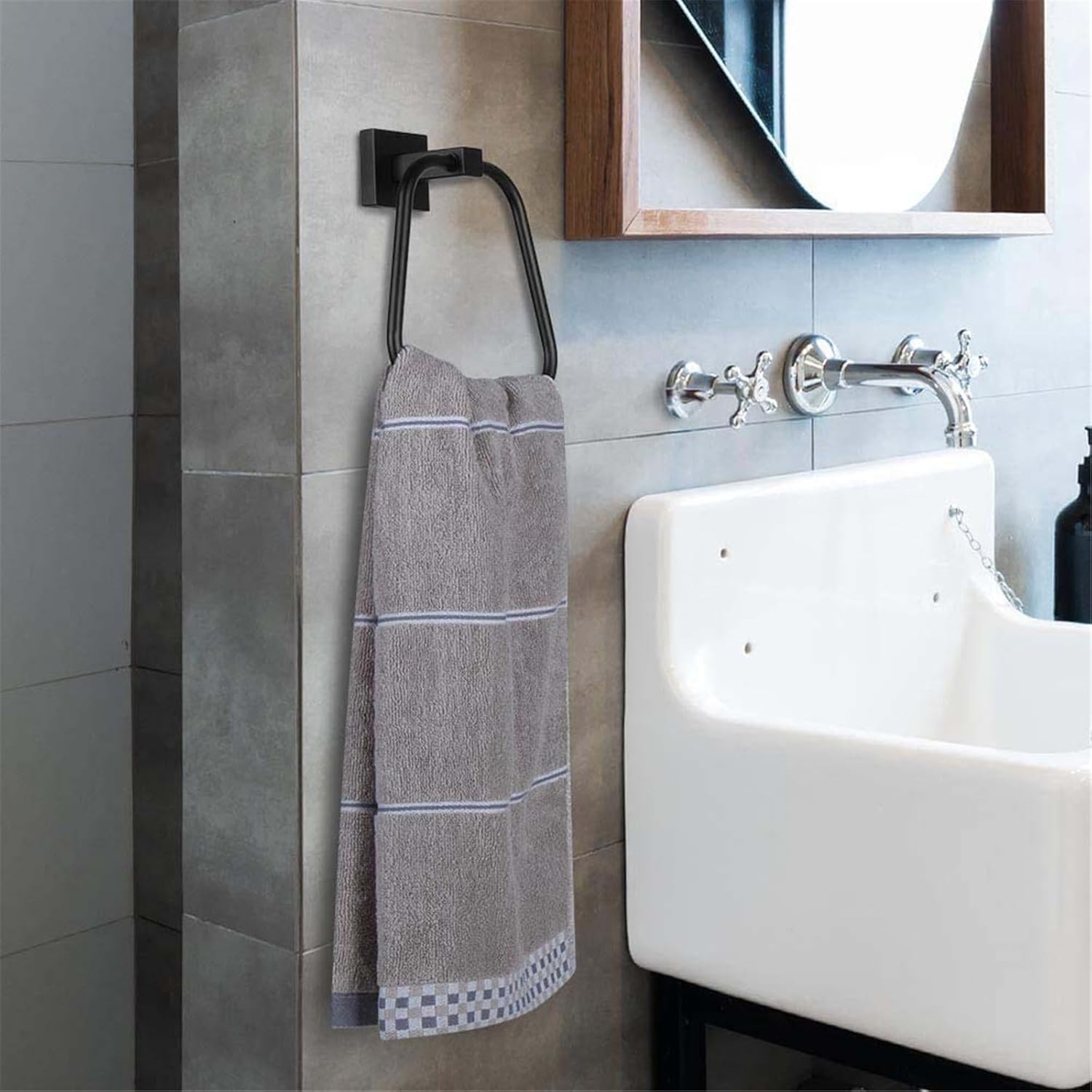 Towel Ring Towel Rack Ring Hand Hanging for Bath, Kitchen, Hotel