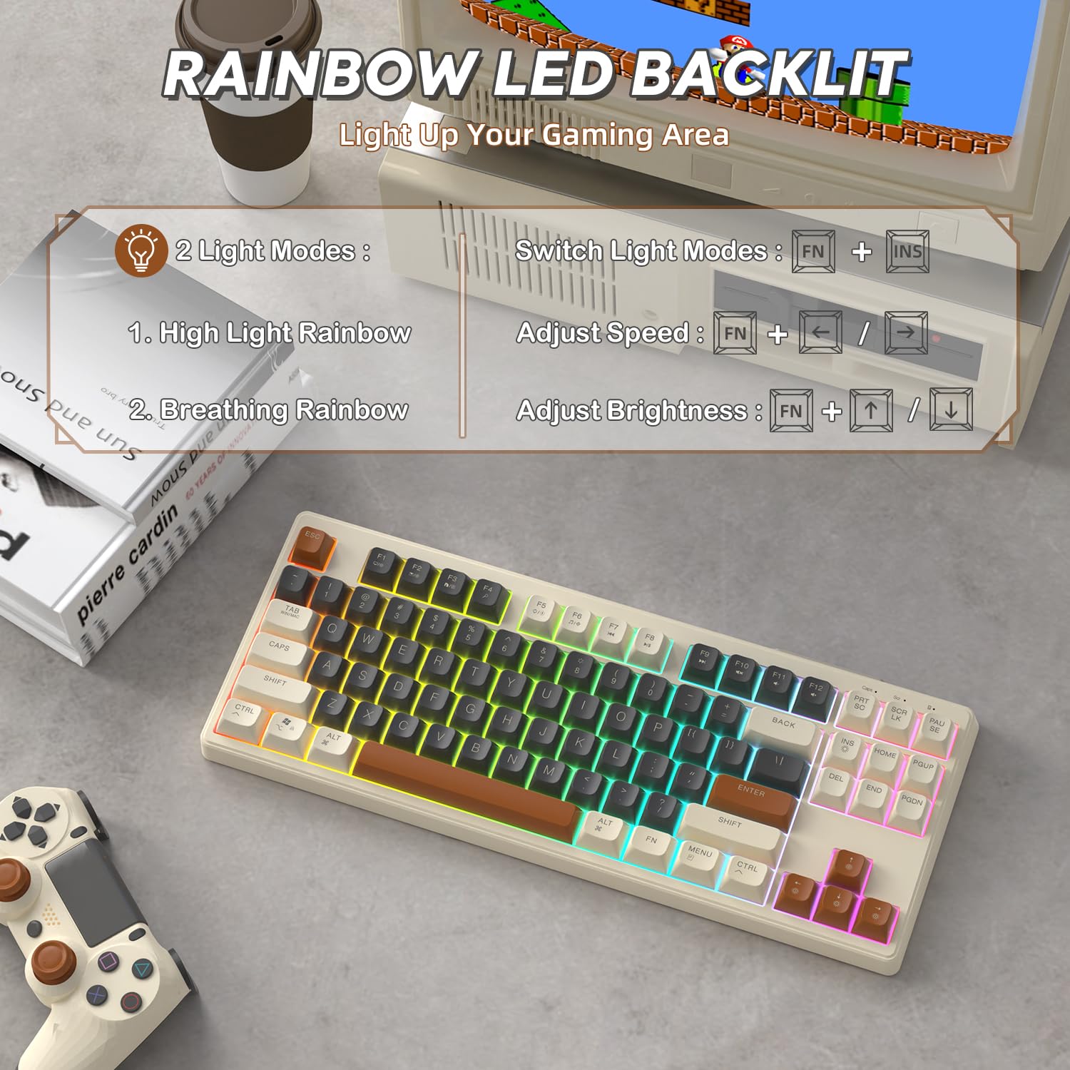 Royal Kludge M87 TKL draadloos gaming toetsenbord
