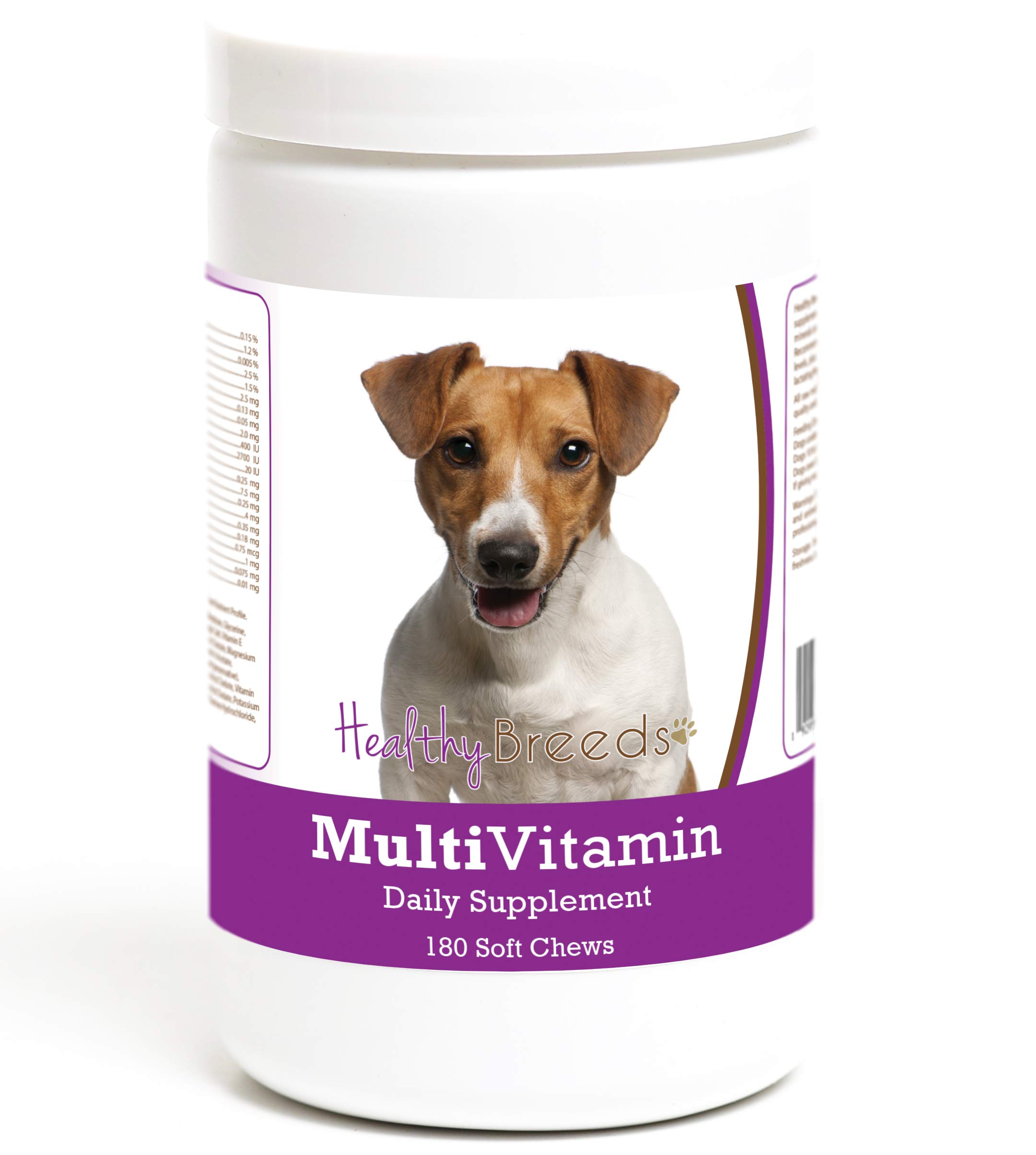 Healthy Breeds Jack Russell Terrier Multivitamin Soft Chew for Dogs 180 Count