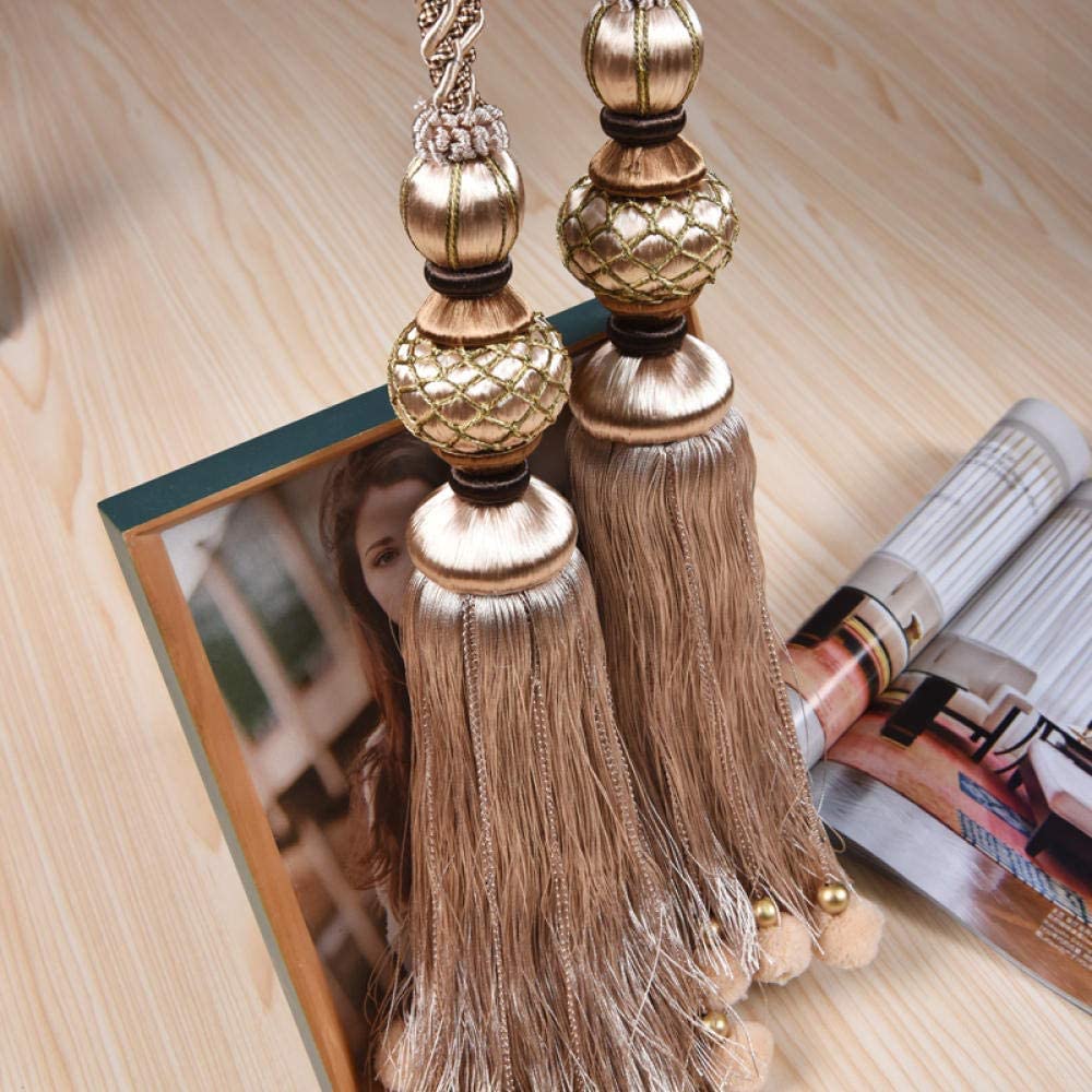 Embrasse de Rideau à Pompon, Sangle Style européen, Attache Boule Suspendue, Boucle, Pendentif, Accessoires