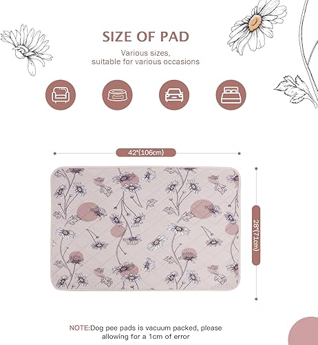 Miniatura 2 de IEUUMLER EU007 - Almohadillas lavables para perros, paquete de 2, antideslizantes e impermeables, reutilizables, para entrenamiento de cachorros,