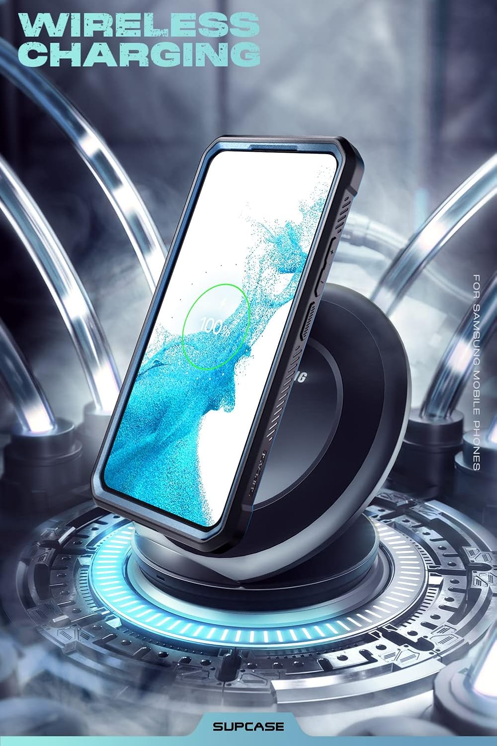 SUPCASE for Samsung Galaxy S22 Ultra Case with Stand (Unicorn Beetle Pro), [Built-in Front Frame & Belt-Clip] [Military-Grade Protection] Full-Body Rugged Phone Case for Galaxy S22 Ultra, Tilt - Image 7