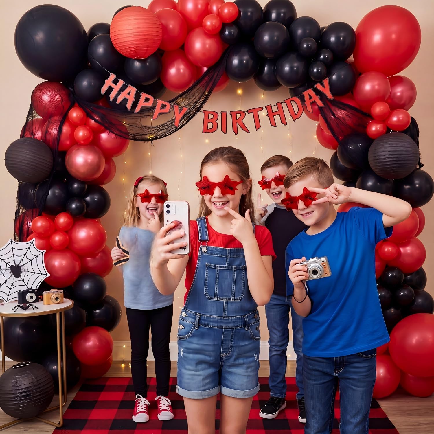 Sabary 12 Pcs Party Sunglasses for Kids Rimless Star Glasses Favors for Boys Girls Birthday Hero Party Decor Summer Supplies