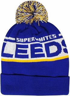 GIFTS 4 ALL Men's Leeds United Winter Bronx Hat With Embroidered Club Crest
