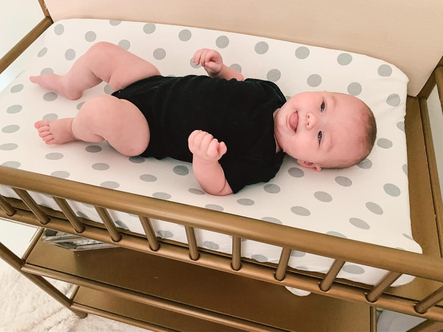 Changing Pad Cover – Premium Baby Changing Pad Covers 4 Pack – Boy or Girl Changing Pad Cover – Pure Jersey Knit Machine Washable Grey and White Changing Table Cover – Diaper Changing Pad Cover Sheets : Baby