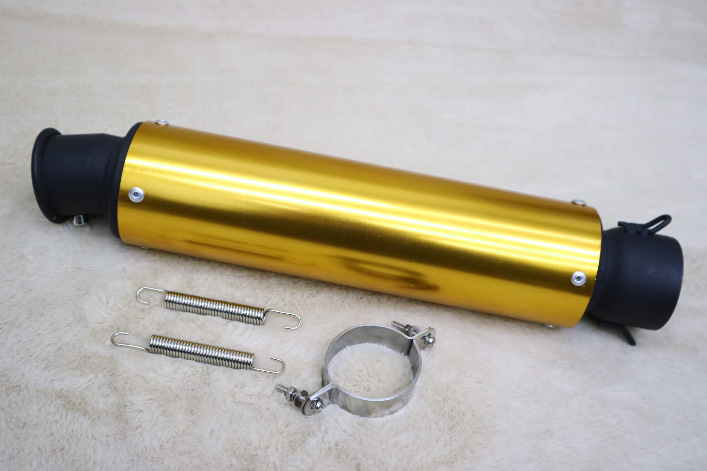 番長　汎用　サイレンサー　金黒　５０．８πバンド　バネ 番長 汎用 サイレンサー 金メッキ 50．8Πバンド バネ - メルカリ