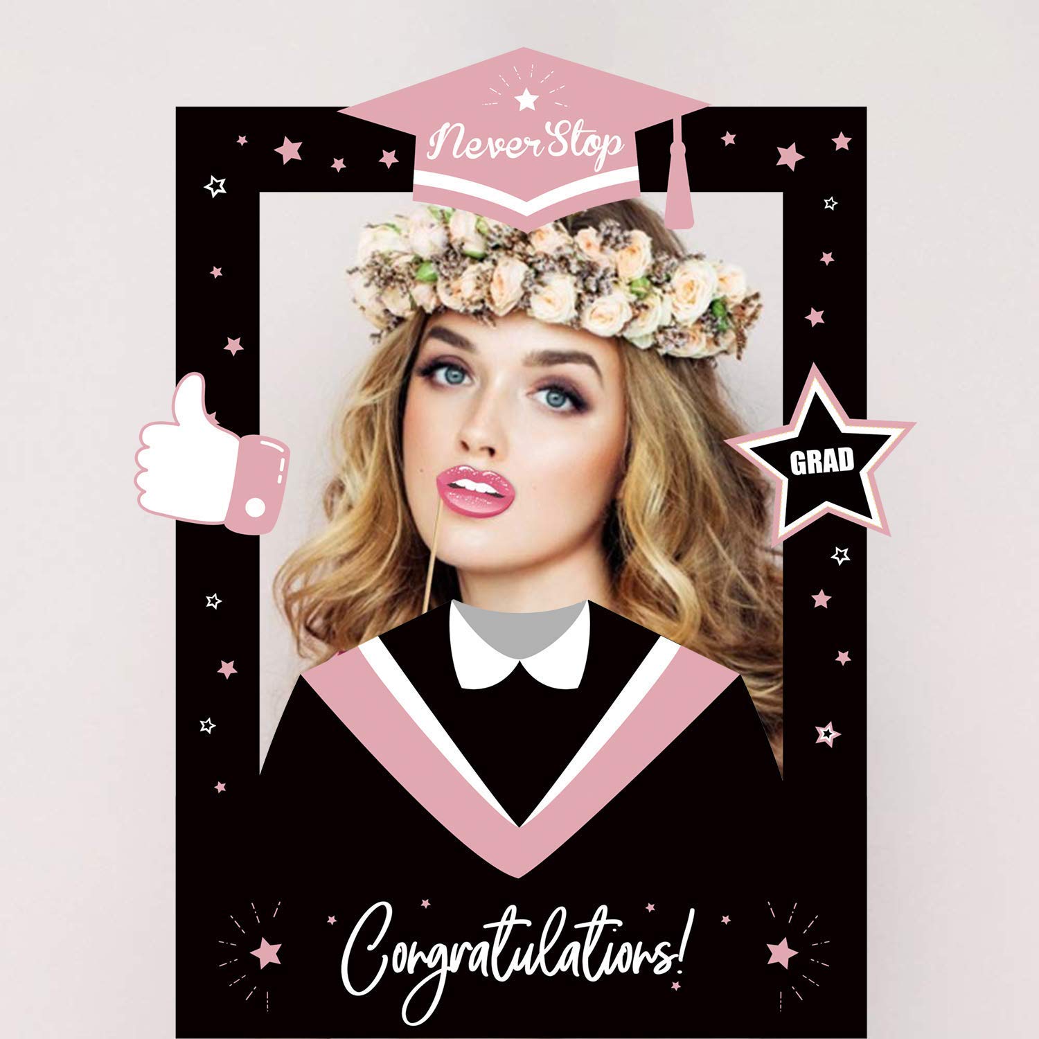 Buy Graduation Photo Booth Frame Congrats Grad Photo Booth Props Selfie