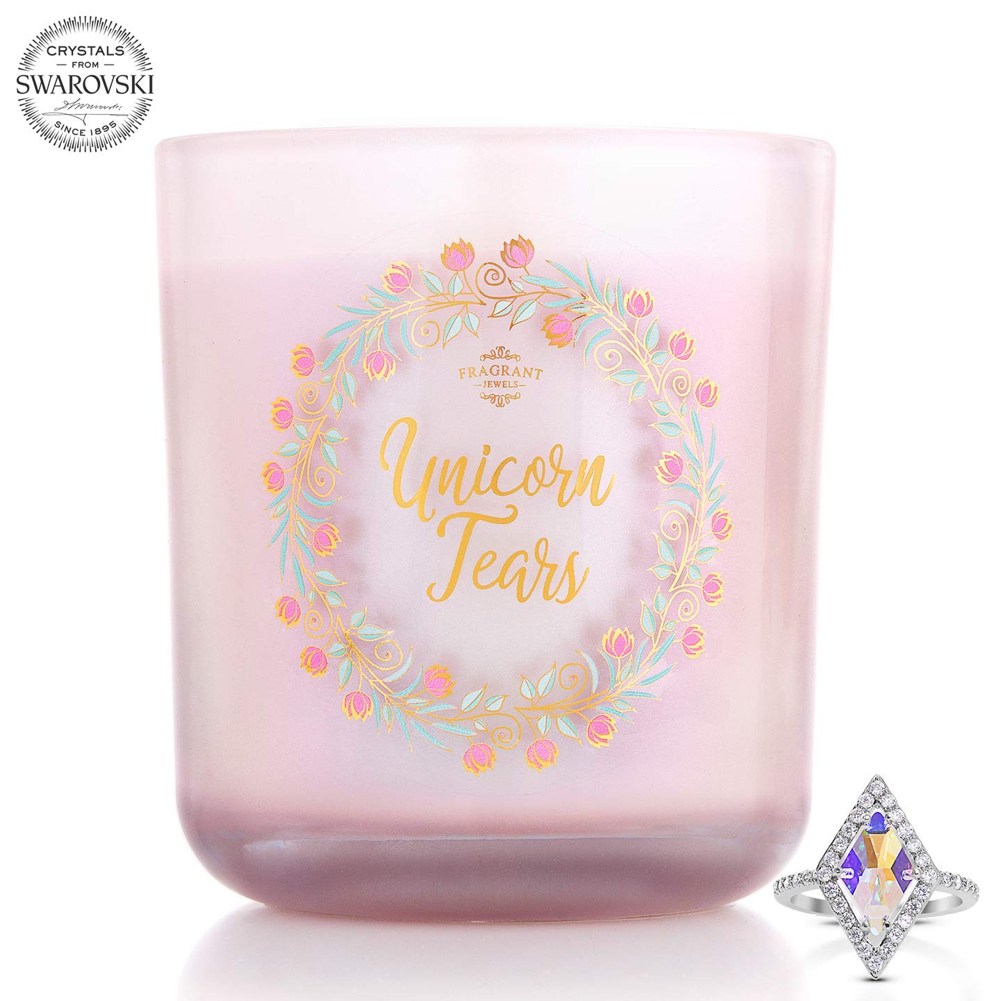 Fragrant Jewels Unicorn Tears Jewel Candle with Collectible