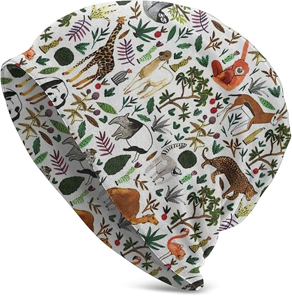 Amazon ニット帽 動物 植物 春 夏 秋 冬 帽子 通気性 速乾 防風 防塵 日よけ ニットキャップ ストレッチ性 柔らかい ビーニー 医療用 抗がん剤 ケア帽子 メンズ レディース 男女兼用 ニット 通販